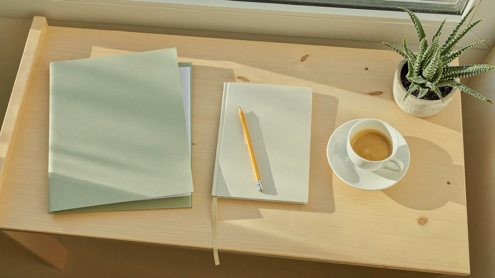 Folder and notebook prepared for a consultation about relocating with a child