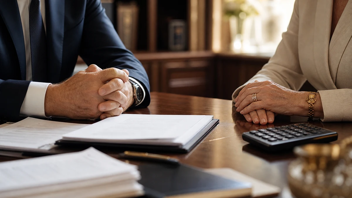 Retirement and financial planning documents on a desk representing modifying alimony at retirement in Florida